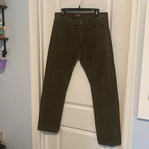 Gap corduroy pants. Brown. 33/30